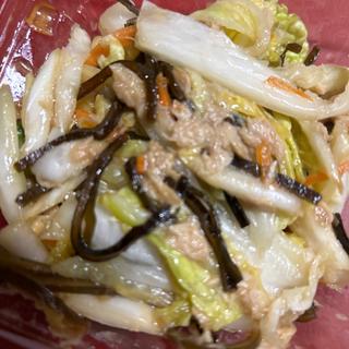 白菜とツナの塩こんぶサラダ(農家の息子 大丸札幌店)