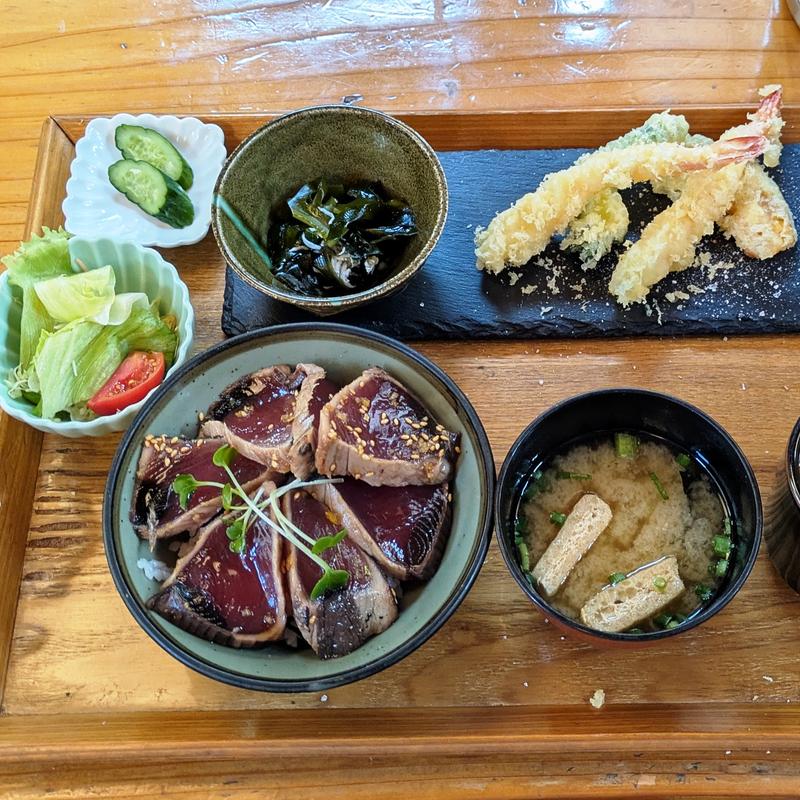 鰹の漬け丼(平家の茶屋 )