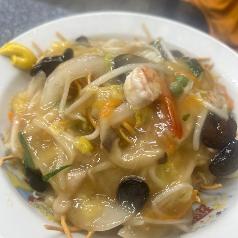 五目揚そば(珉珉)