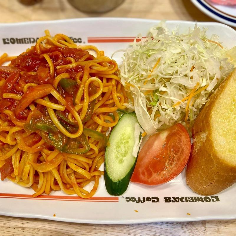 ナポリタン(コメダ珈琲店 町田鶴川店)