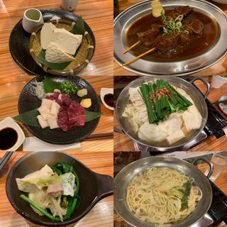 もつ鍋(醤油)ほか