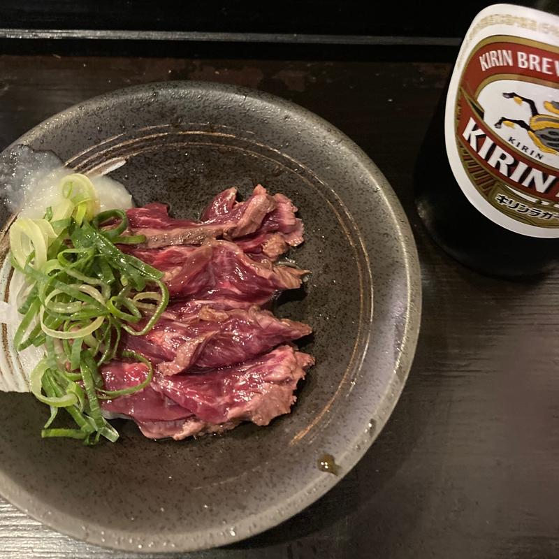 牛たたき(立ち呑み庶民 大阪駅前第1ビル店)