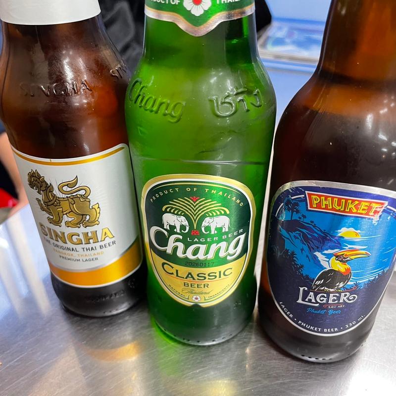 タイのビール3種(バンコク食堂バードマン的場町)