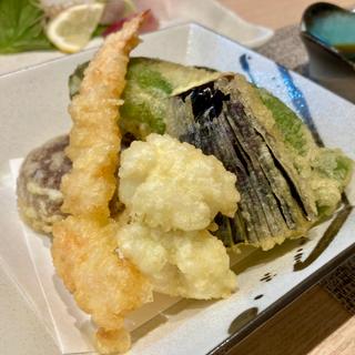 天ぷら盛合わせ(味福)