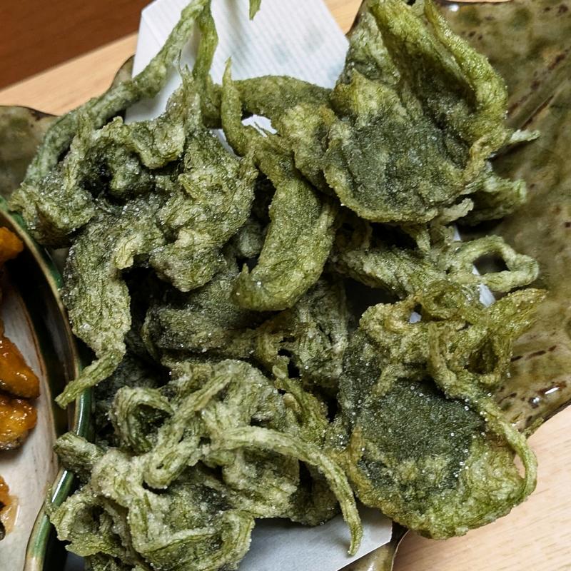 青のりの天ぷら(藤のや)