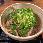 冷たい山椒肉そば(肉そば家 笑梟 （ふくろう）)