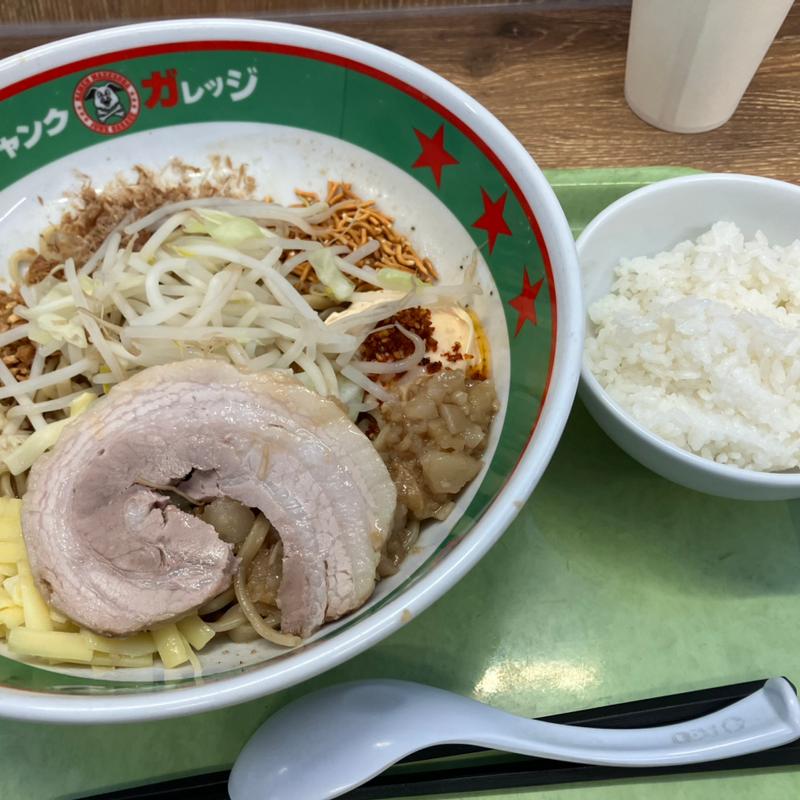 まぜそば　並　全部のせ(ジャンクガレッジ 太田店)