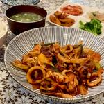 イカプルコギ炒め定食