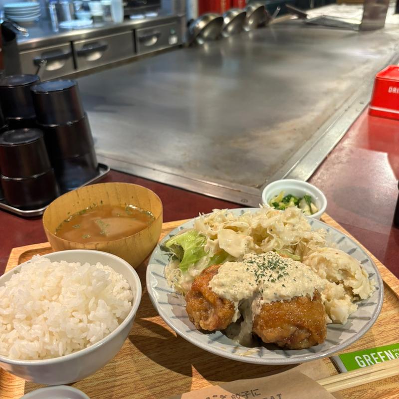 チキン南蛮定食(餃子にBANZAI 餃子酒場)