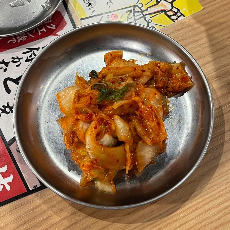 白菜キムチ(焼肉ホルモンまるよし精肉店 新福島店)