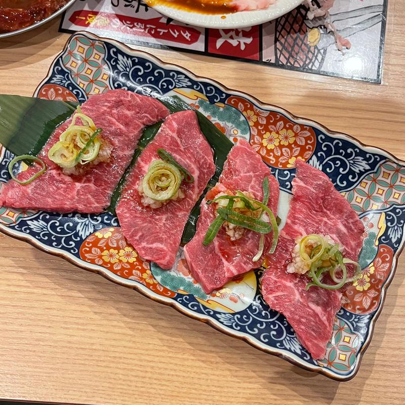 国産牛もも肉おろしポン酢(焼肉ホルモンまるよし精肉店 新福島店)