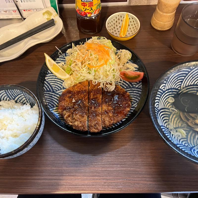 マグロカツ定食(おおはま屋)