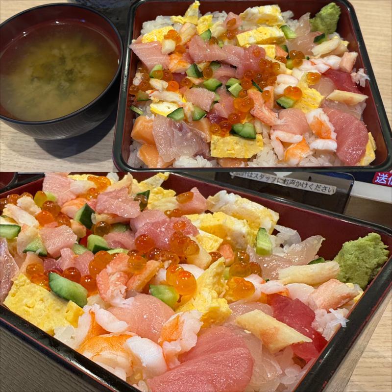 ばらちらし(回転寿司 沼津すし之助 青葉台店)