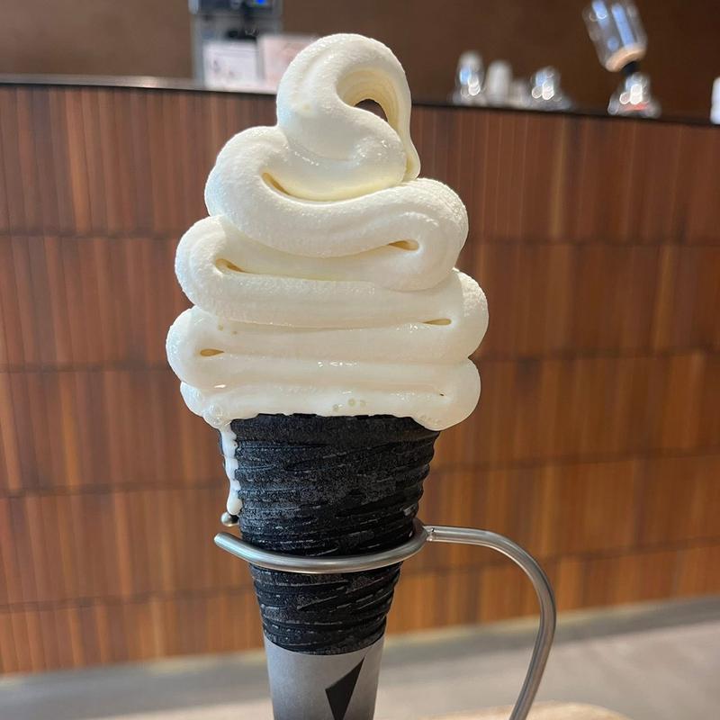 ソフトクリーム(銀座に志かわ　自由が丘店)
