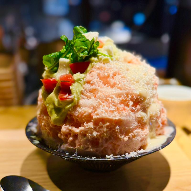 アボカドトマトサラダ(新宿かき氷 オクノシンジュク（夏季限定）)