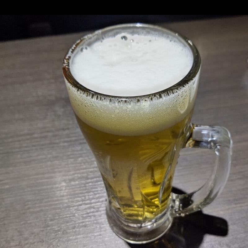 生ビール(地鶏 土鍋ご飯 あし火 高崎店)