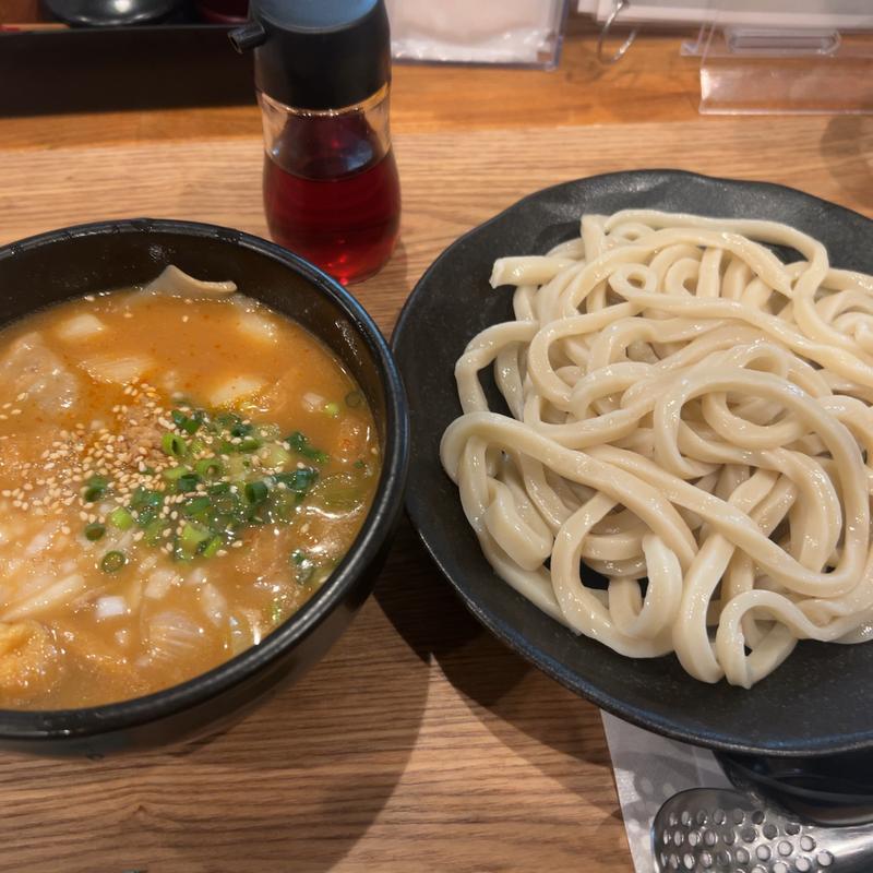 濃厚味噌つけ肉うどん(武蔵野うどん 松)