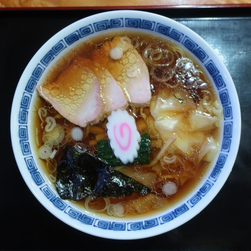 ワンタンメン(白河中華そば せいくん家)