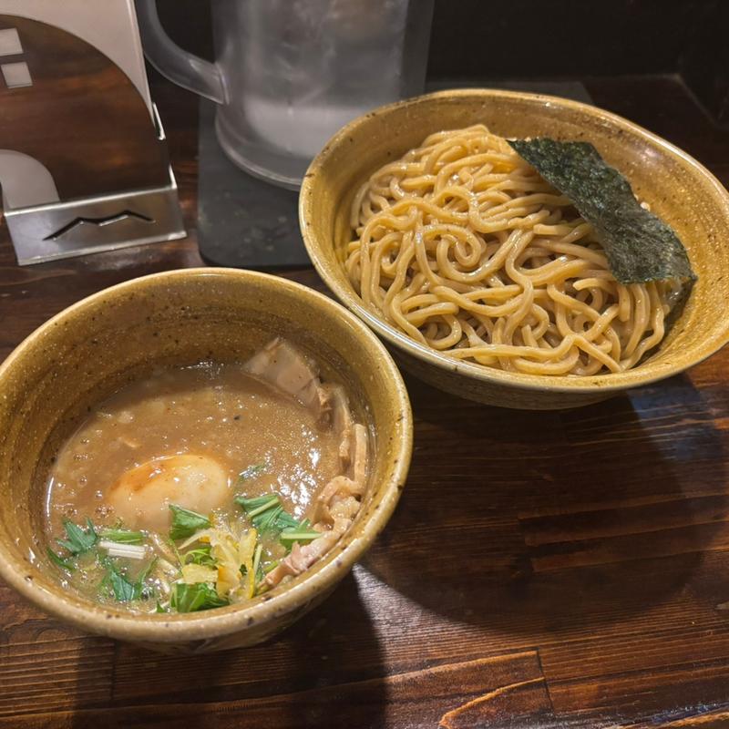 ベジポタ味玉・肉入りつけ麺(つけ麺 えん寺 吉祥寺総本店)