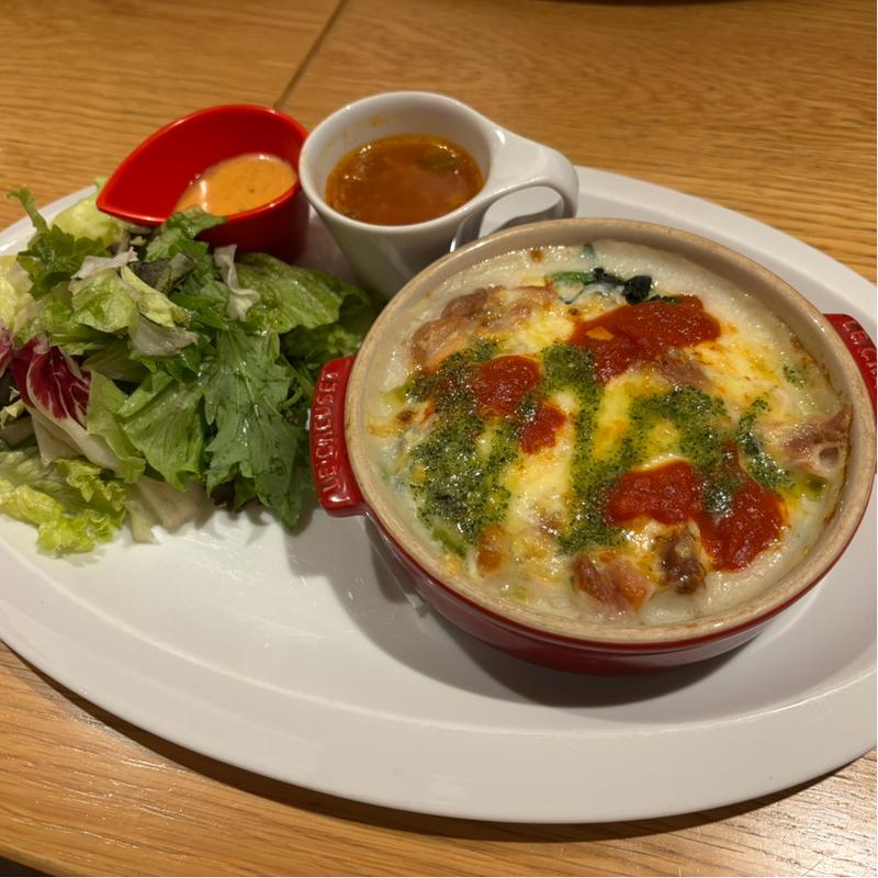 フォレストスペシャル　チキンとほうれん草のドリア(むさしの森珈琲 流山おおたかの森店)