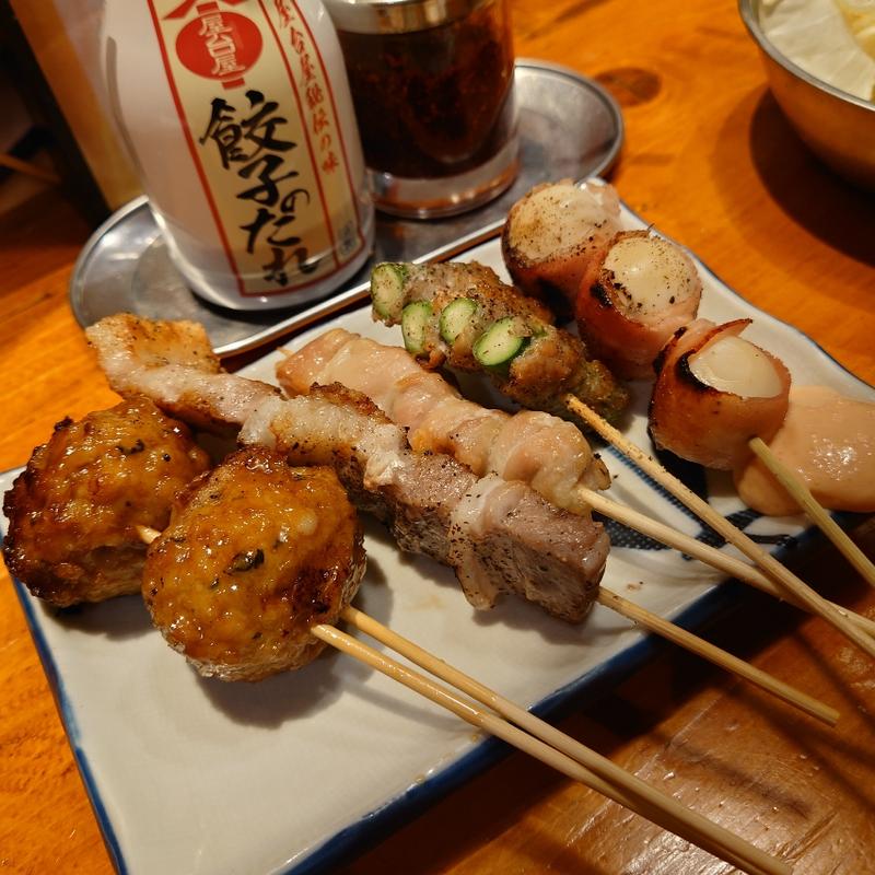 串焼き 5本盛り合わせ(博多劇場 柏店 （【旧店名】屋台屋 九ちゃん 柏店）)