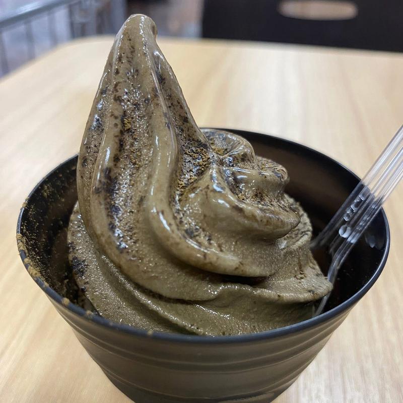 ほうじ茶ソフトクリーム(ＳＡＨＡＮＪＩ イオンモール日吉津店)
