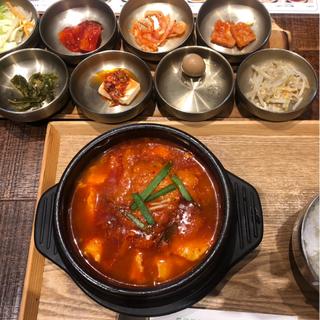 海鮮純豆腐チゲ定食