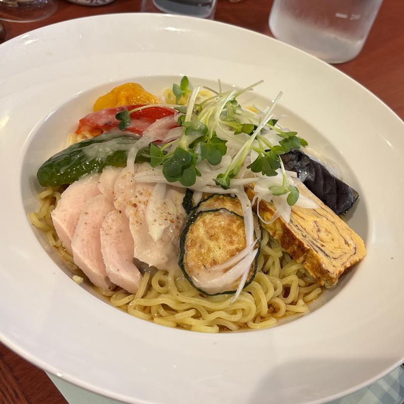 イタリアンな冷製中華大石製麺(タベルナ・パパ )