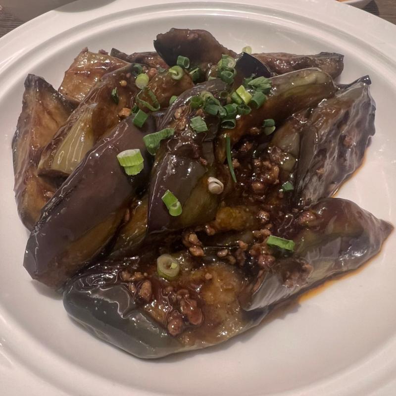 四川風 麻婆茄子(中国飯店 倶楽湾)