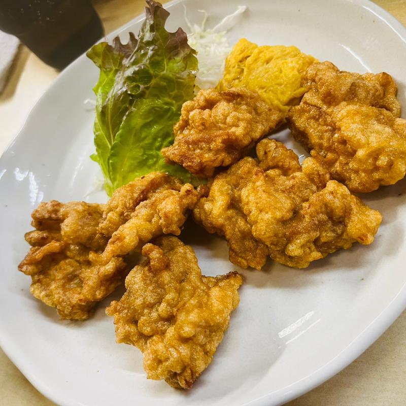 鶏肉の天ぷら定食(中華工房 山庄（やましょう）)