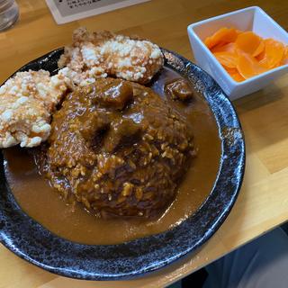 スパイシーカレー　レギュラー　唐揚げ二個のせ(spice32 大阪駅前第1ビル店)