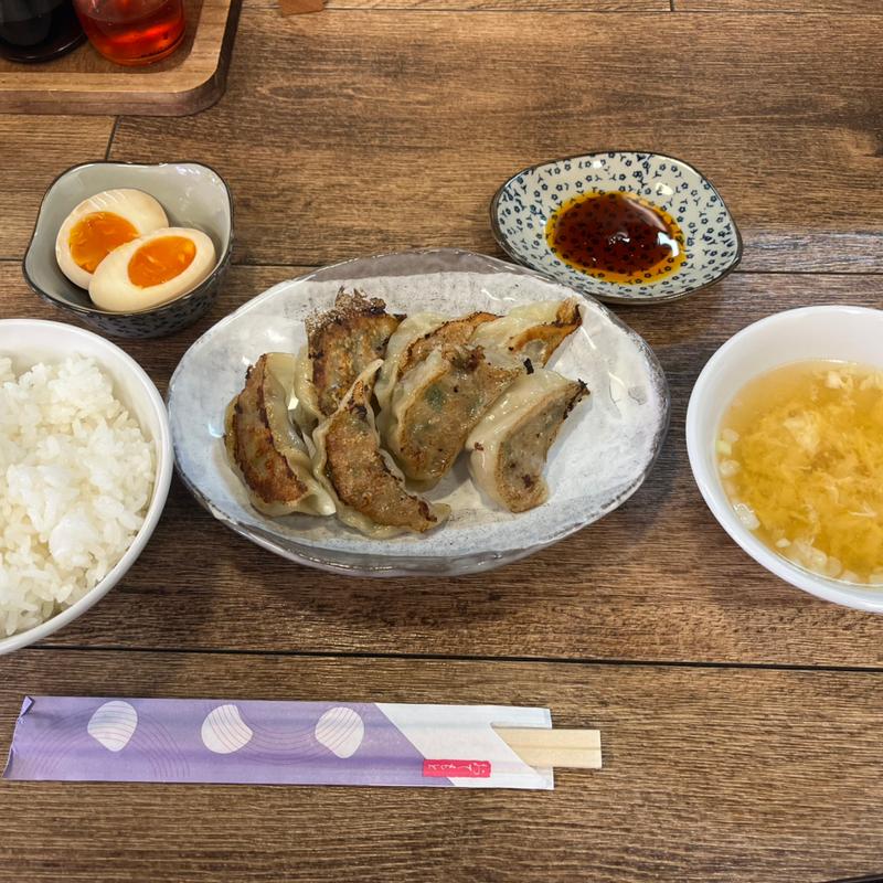 焼餃子定食(餃子たけし)
