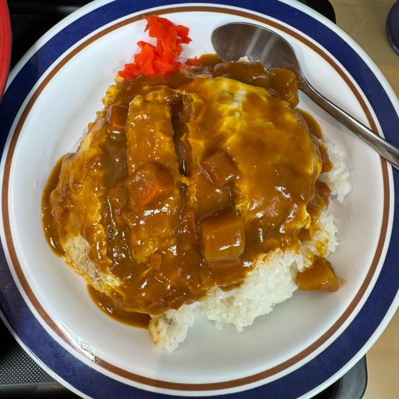 カレーかつ丼セット(名代 富士そば 明治通り店 )