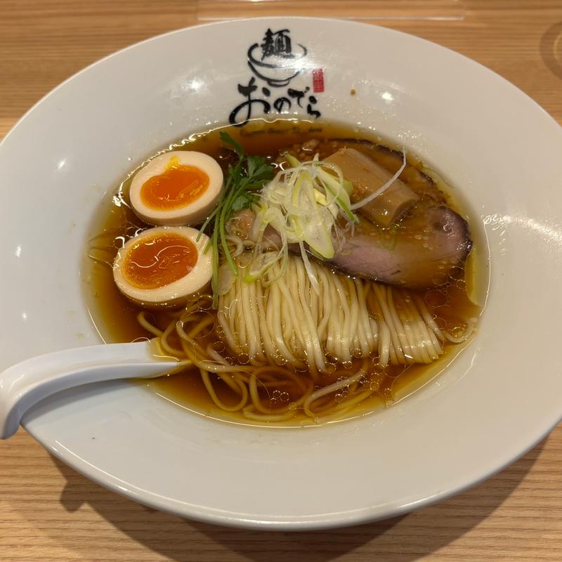 醤油ラーメン+味玉(麺 銀座おのでら)