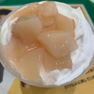桃のミックスフルーツフラッペ