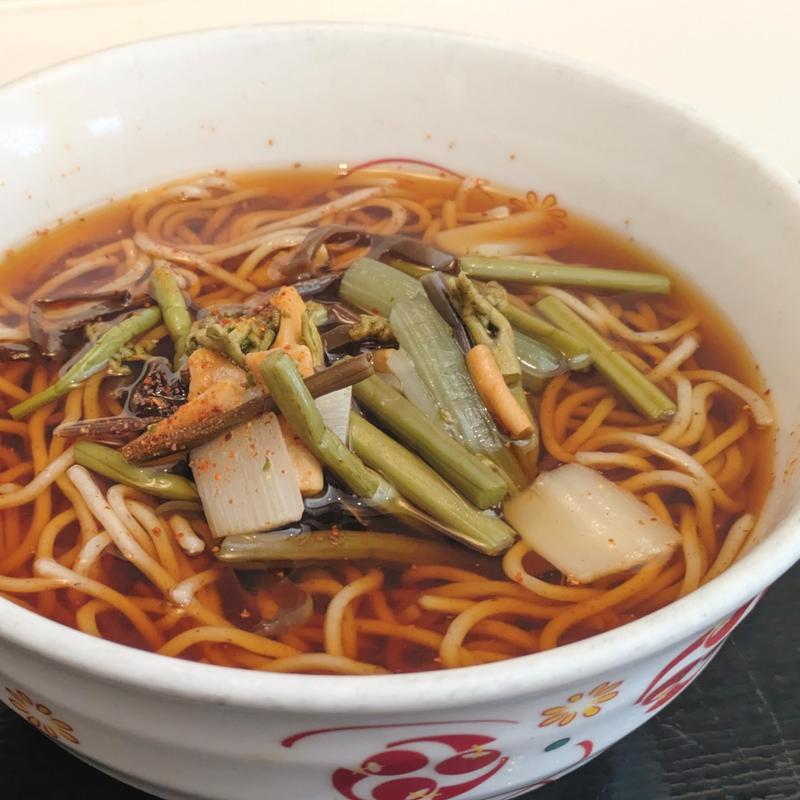 山菜そば(いろり庵きらく 大崎店)
