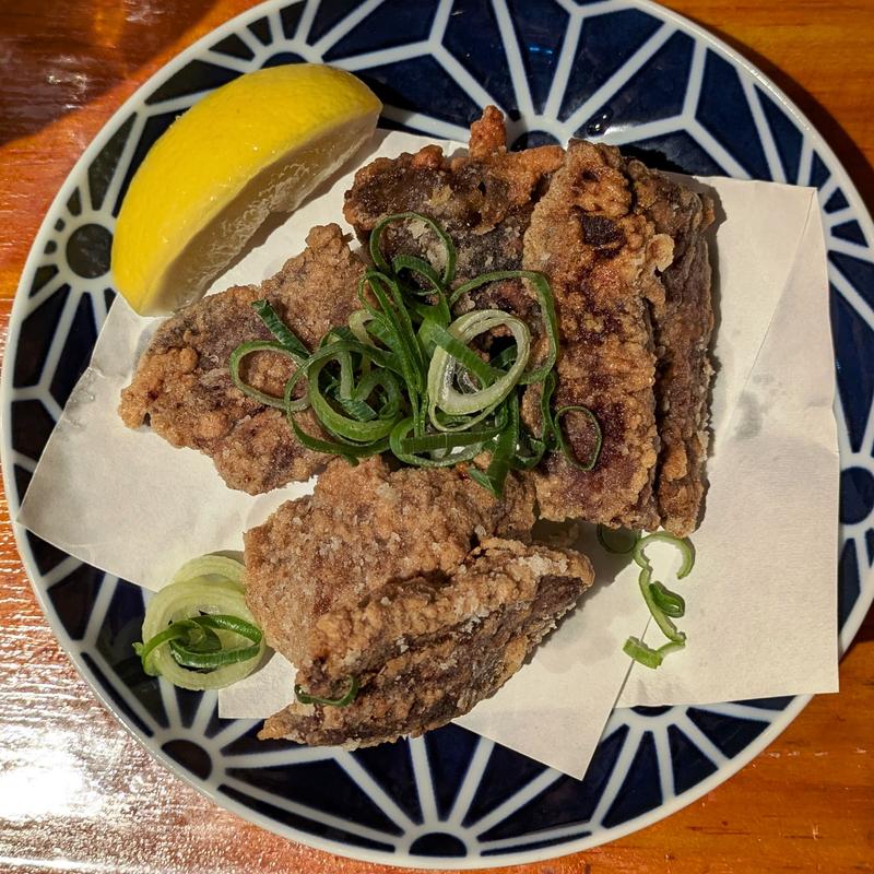 本鮪の血合い唐揚げ(寿司の惑星 SUSHI PLANET)