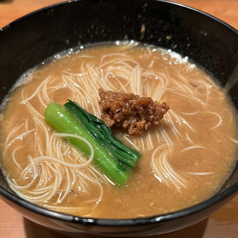 担々麺(焼き鳥 松元 西中洲本店)