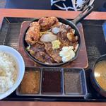 生姜焼き2種盛り定食