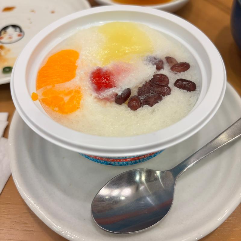 白くまカップ(名代 もつ鍋 お多福 博多グリーンホテルアネックス内店)