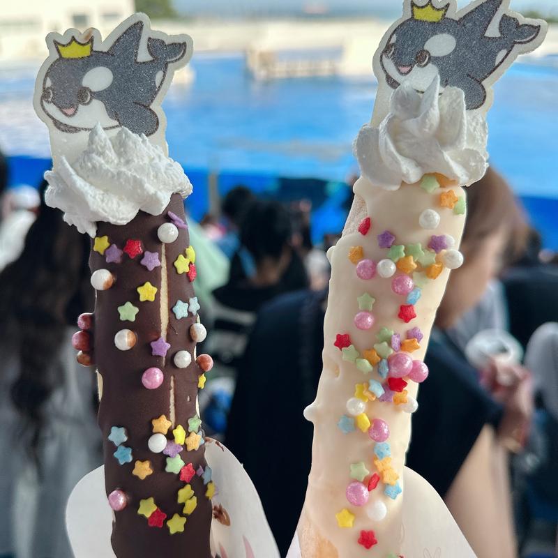 アイスクレープ(神戸須磨シーワールド)