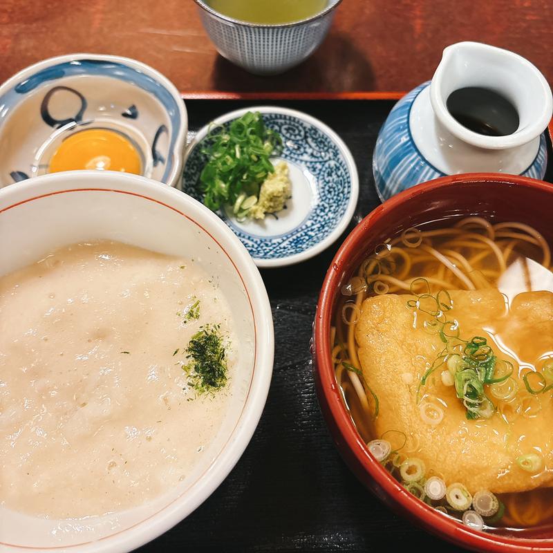 山かけ丼セット(若水(わかみず))