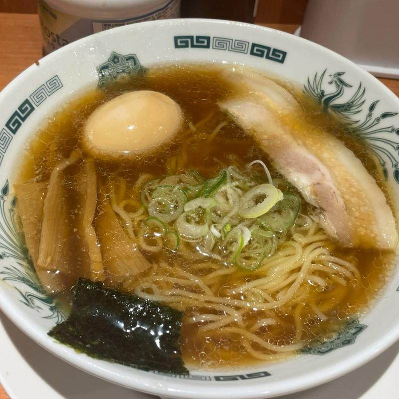 味玉中華そば(日高屋 久米川南口店)