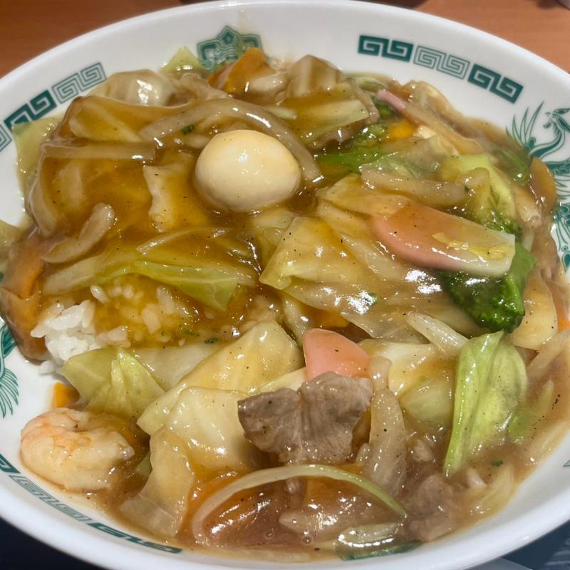 中華丼(日高屋 久米川南口店)