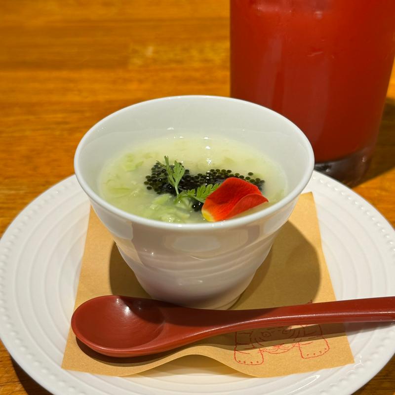 付けだし(自家製枝豆の豆腐)(アイアン タイガー)