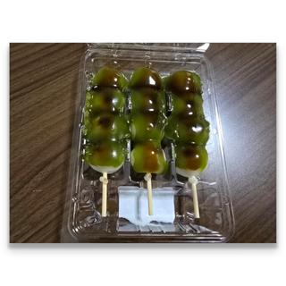 宇治抹茶あんと黒みつ串だんご(マルエツ 下総中山店)
