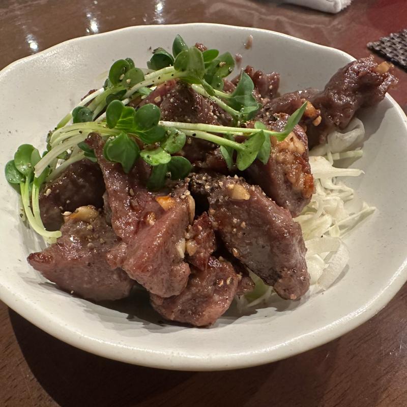 牛タンコロ焼き 燻製ゴマ油掛け(スモキチ )