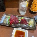 生クジラ刺身