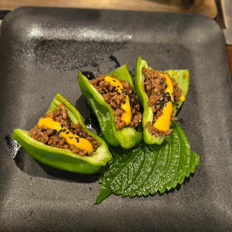 修ちゃんのパリパリピーマン(鉄板焼 三八七 - みはな -)