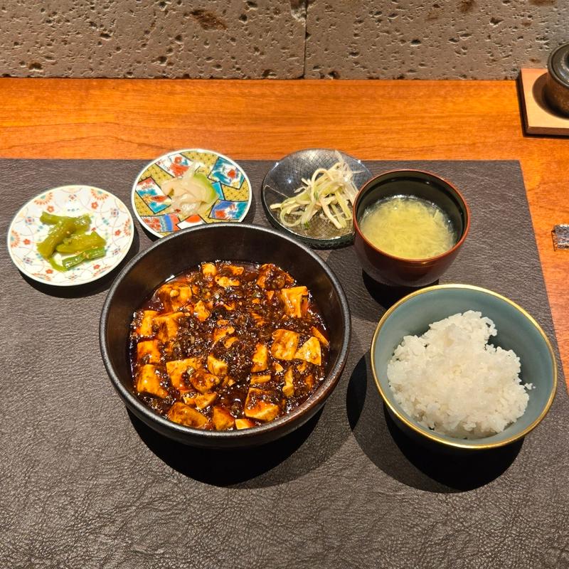 鹿児島県産黒豚の四川麻婆豆腐ランチ(四川料理 MITSUBACHI)